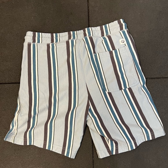 UO Free Planet Lucien Stripe Volley Shorts Size Large - Picture 7 of 11
